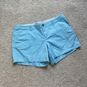 Light Blue Mom Shorts